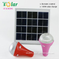 9W Multi-function Energy Charging Light With Mobile solar led bulb